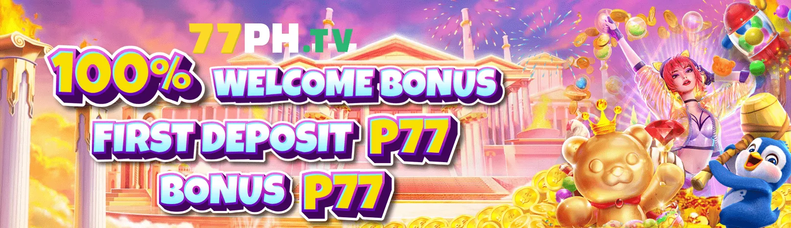 Hình ảnh chính Nổ Hũ Fun888 với biểu tượng jackpot vàng và hiệu ứng lấp lánh